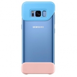 чехол для смартфона Samsung для Galaxy S8 2Piece Cover (EF-MG950CLEGRU) голубой-персиковый
