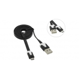 кабель / переходник для телефона Defender 87475 (USB - microUSB, MM, 1 м), чёрный