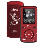 медиаплеер Ritmix RF-4850 8Gb, темно-красный