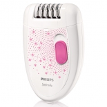 Эпилятор Philips HP6549/00, белый/узор