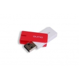 usb-флешка Qumo Click 32Gb, Красно-белая