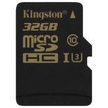 карта памяти Kingston SDCG/32GBSP (32 Gb, UHS-I U3 Class 10)