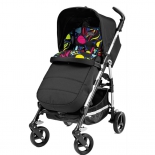 коляска Peg-Perego SI Completo Manri черная