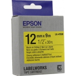 лента для печати наклеек Epson LK-4YBW, желтая
