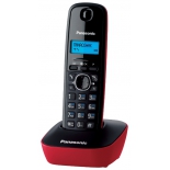 радиотелефон DECT Panasonic KX-TG1611RUR Красный/Черный
