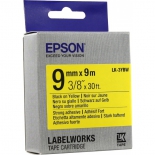 лента для печати наклеек Epson LK-3YBW, желтая