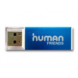 устройство для чтения карт памяти CBR Human Friends Glam (USB 2.0, SD/microSD/MMC/MS и др.), голубой