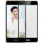 защитное стекло для смартфона Glass PRO+ Huawei Nova Full Screen чёрное изогнутый экран