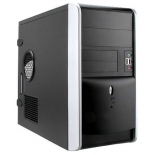 корпус Inwin EMR007BS 450W черно-серебр.