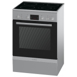 плита Bosch HCA644250R, серебристая
