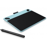 планшет для рисования WACOM Intuos Comic Pen & Touch Small (CTH-490CB-N), голубой