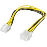 кабель-переходник удлинитель доп.питания материнской платы, ATX12V 8M/8F, 20 см