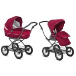 коляска Inglesina Sofia Duo Slate (2 в 1, шасси Ergobike), вишневая