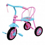 велосипед 1toy EVA Peppa, мишура, розово-голубой
