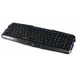 клавиатура Oklick 460M USB slim Multimedia, черная