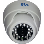 Камера видеонаблюдения RVi-E125W (купольная), Белая