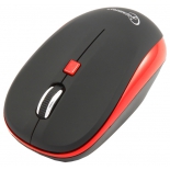 мышка Gembird MUSW-215R чёрный/красный