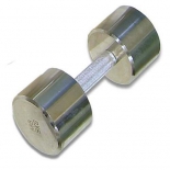 гантель MB Barbell MB-FitM-9, хромированная