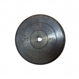 диск для штанги MB Barbell Atlet (26 мм, 15 кг), Черный
