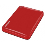 жесткий диск Toshiba Canvio Connect II 3TB, внешний (HDTC830ER3CA), красный