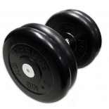 гантель MB Barbell (MB-FdbM-B23,5) чёрная