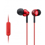 гарнитура для телефона Sony MDR-EX110AP/R, красные