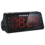 Радиоприемник Радиобудильник Supra SA-46FM, черный