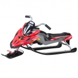 снегокат Yamaha Apex SNOW BIKE Titanium чёрный/красный